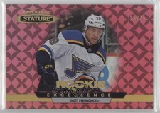 2021 Upper Deck Stature Rookie Excellence Red 15/75 Scott Perunovich #RE-20 01ks