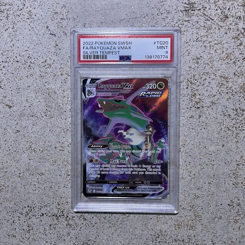 Rayquaza Vmax TG20/TG30 Trainer Gallery Rare Pokemon Card PSA 9 MINT