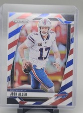 2024 Panini Prizm #28 Josh Allen Red White and Blue