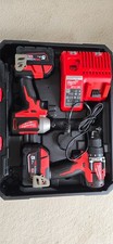 Milwaukee M18BLPP2A2-502X 18V Drill & Driver Twin Kit with 2x 5.0Ah Batteries