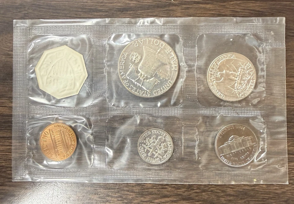 🔥1963-P U.S. Mint Proof Set UNC –OGP   Frosted Dime & Franklin Half Dollar - Image 2 of 3