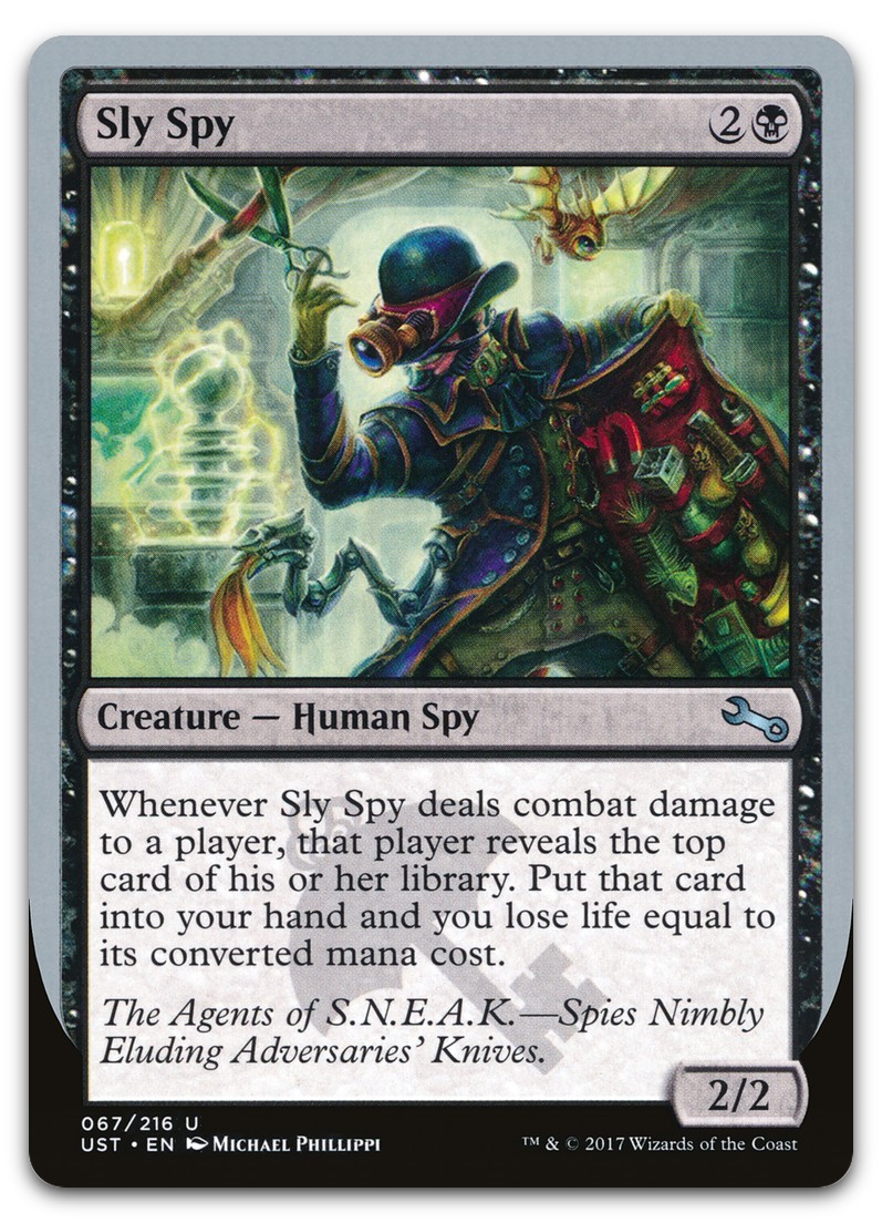 Sly Spy (E) #67 (NM) Unstable UST Magic MTG