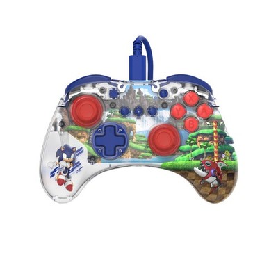 PDP LLC REALMz  Wired: Sonic Gaming Controller Motiv: Green Hill Zone für Ninten
