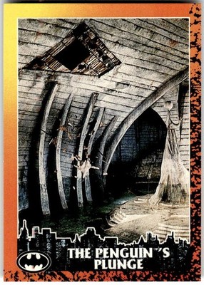 1992 Topps Batman Returns #81 The Penguin's Plunge