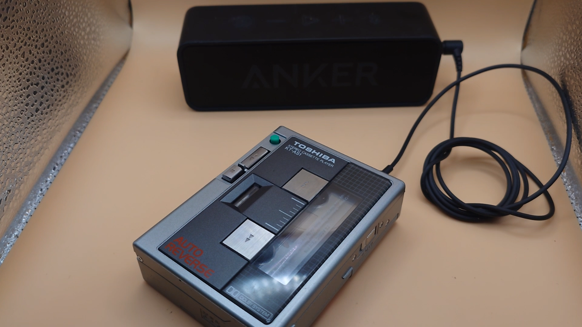 Fully Restored NOS Vintage Toshiba KT-AS1 Stereo Cassette Tape