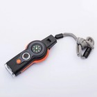 New 7 in 1 Emergency Survival Camping Hiking Whistle Compass Thermometer LED — photo 1