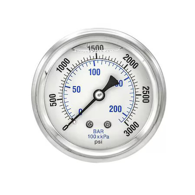 #ad #ad Pic Gauges Pro 202L 254P Industrial Pressure Gauge 0 To 3 000 Psi 2 1 2 In $15.49