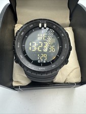 OTS Mens Digital Sports T7005G Large Dial Bac...