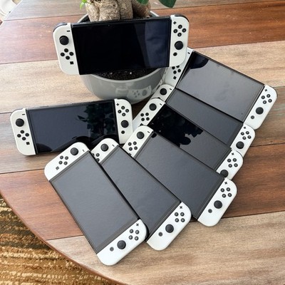 Nintendo Switch White Joy Cons 64GB OLED Gaming Console - Open Box