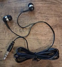 Wired 3.5mm In-Ear Stereo Earbuds Earphones Audio Headphones Headset Black