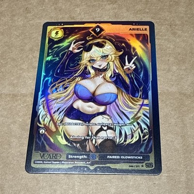 Gamersupps Vcard TCG Divine Chaos Arielle Holo 9 1st Edition Full Art