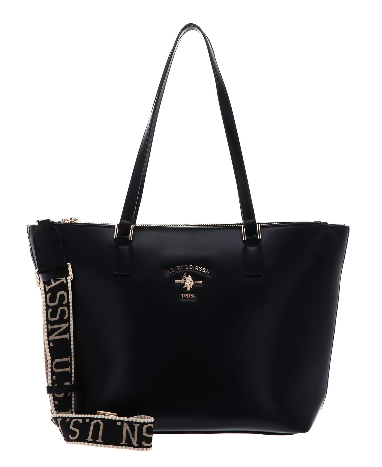 U.S. POLO ASSN. shopper bag Heat Shopping Bag Black