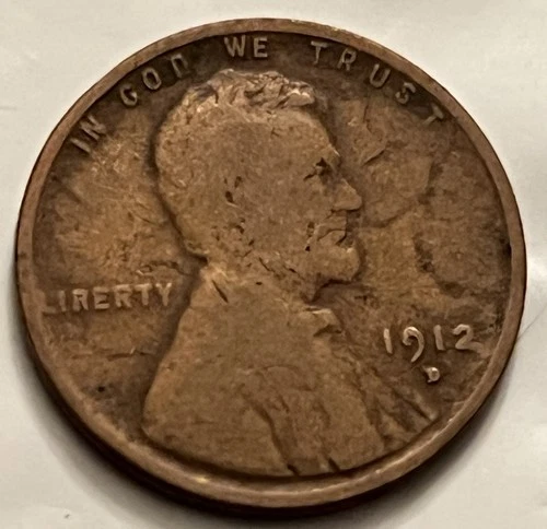 1912-D Lincoln Wheat Cent Denver JC1474