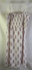New J.Crew Smocked Poplin Dress in Budding Branch Print AY867 Womens 3XL