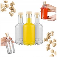 5X Glasflasche Tadek 250Ml FüR LiköRe Alkohol Saft Mit Korken