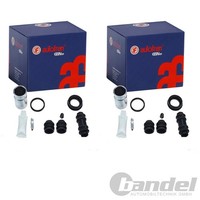 2X Autofren Bremssattel RAPARATUR-SATZ Hinten Passend FüR Toyota RAV Yaris