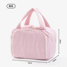 Large Capacity Portable Makeup Bag Women’s Travel Cosmetic Organizer Toiletry Po