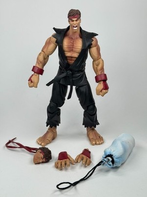 SOTA Toys Street Fighter Round 1 Evil Ryu Figure Complete 2004 Capcom
