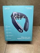 SKG G7 PRO FOLD Neck Massager with Heat, Cordless Deep Tissue Vibration Portable