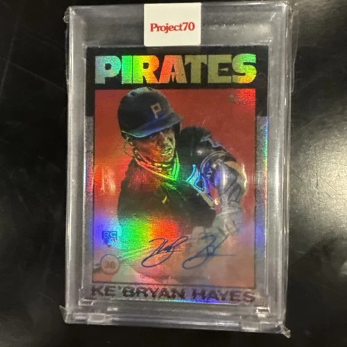Ke’Bryan Hayes Topps Project 70 # 405 Foil Auto 26/70 by Jacob Rochester Signed