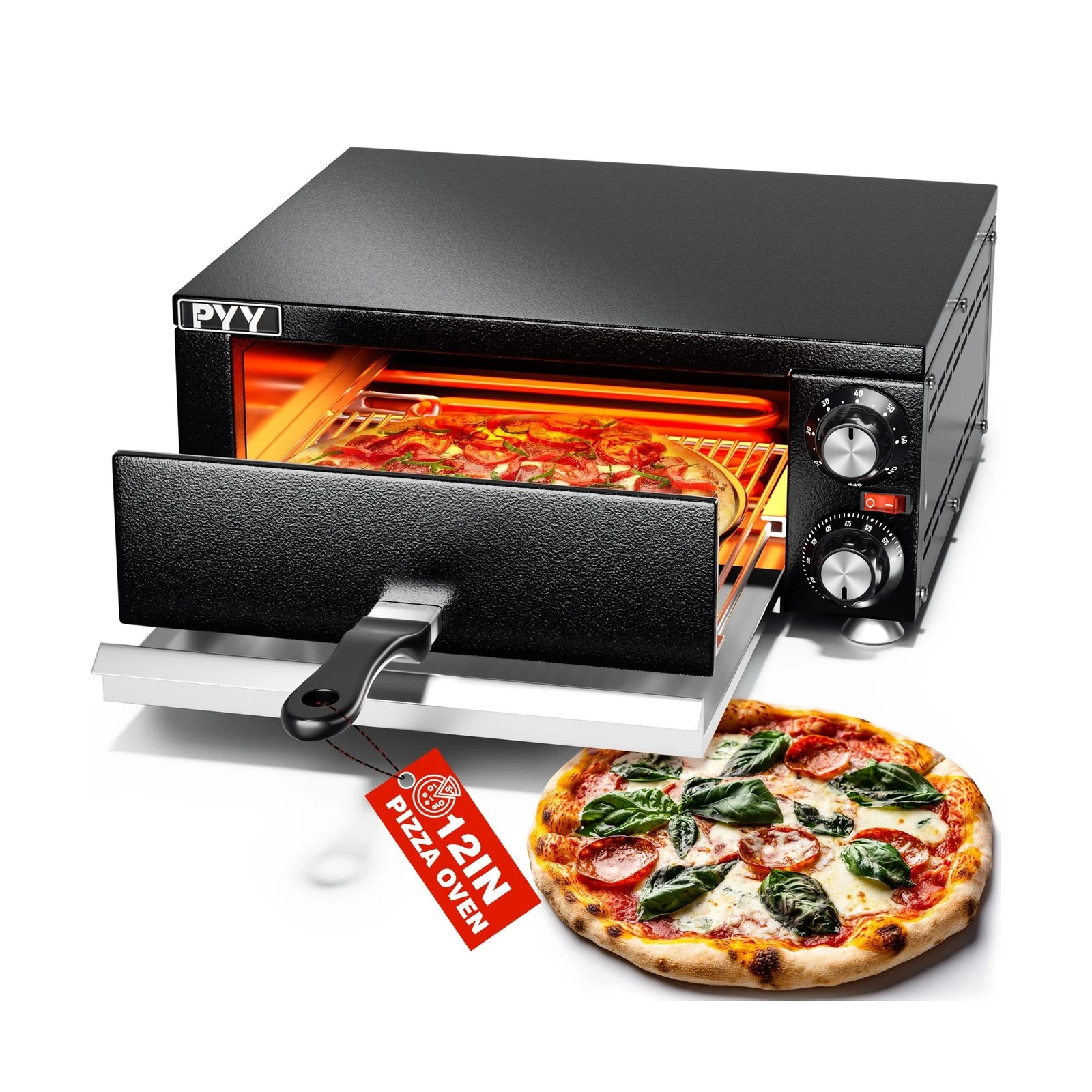 PYY Electric Pizza Oven Indoor Countertop Pizza Oven Commercial Pizza Maker M...
Opens in a new wind