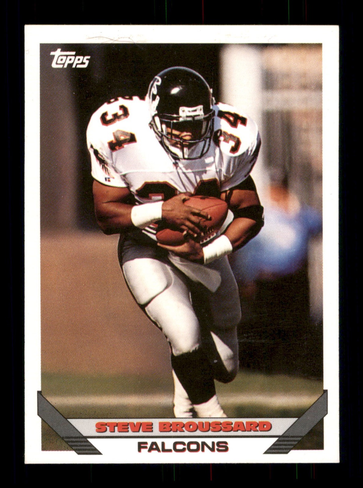 213 Steve Broussard 34 Falcons 1993 Topps Football Sports Trading Card