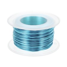 20 Gauge 0.8mm Aluminum Craft Wire, 98.4 Ft Metal Wire, Light Blue