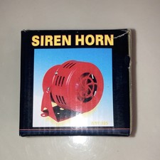 Klakson syreny ART:325 czerwony alarm elektryczny 6/12/24 V głośny sygnał ostrzegawczy