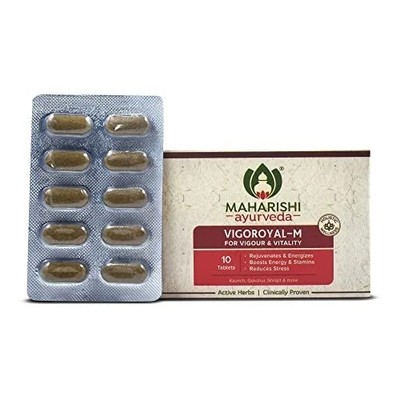 Maharishi Ayurveda Herbal Tablets Vigoroyal-M Herbal Supplement 10 Tablets