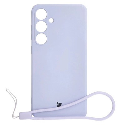 Handyhülle für Galaxy S24+ Bizon Silikon Tasche Case Cover Futeral Violett