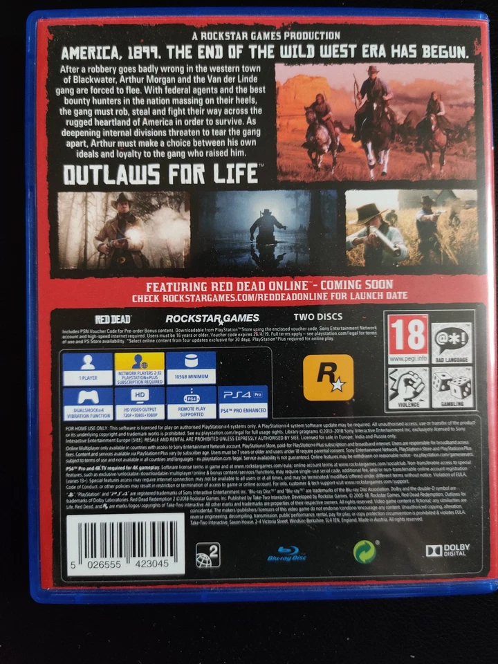 Red Dead Redemption 2 (PlayStation 4, 2018), photo 2 of 4