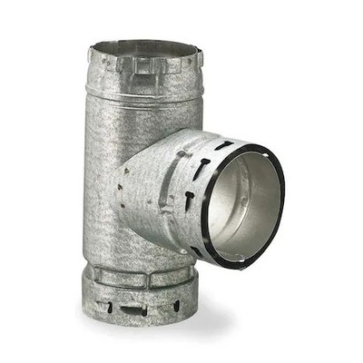 Ameri-Vent 6Et Standard Tee, 6'' Dia., 11-1/2'' L