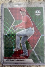 2021 Panini Mosaic - Shohei Ohtani #179 Green Mosaic Prizm