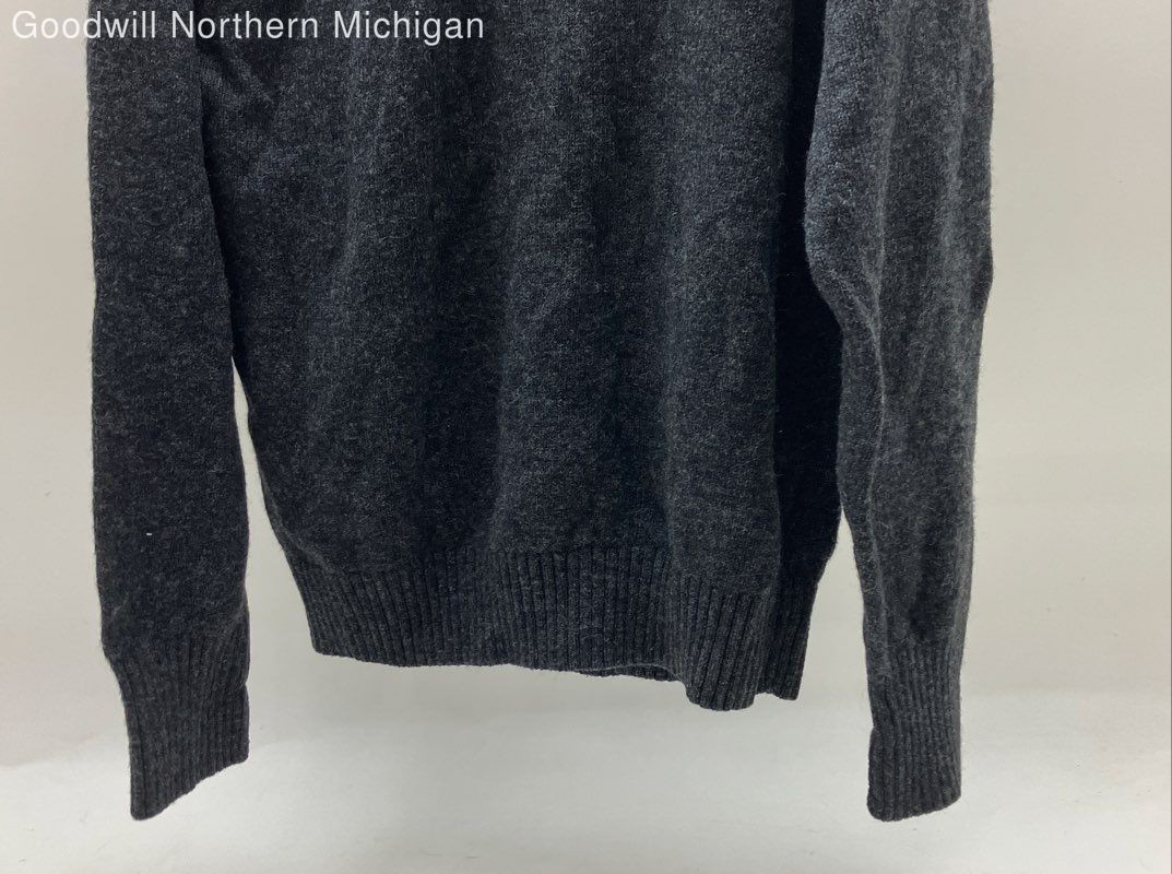Men's PENDLETON Charcoal Grey Pullover Sweater - … - image 3