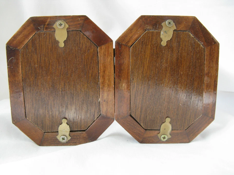 Cuadro egipcio con incrustaciones de madreperla marco doble octágono 8,25" X 5" #255 Foto 3 de 3