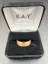 Men’s Triton TC850 Wedding Band 8mm / Kay Jewelers.  Size 9.5-10