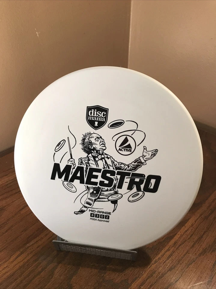 *New* Discmania - Active - Maestro 170g - White with Black Stamp - Image 4 of 4