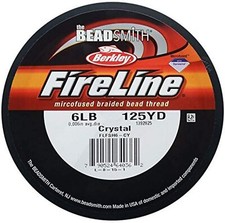 Beadsmith 6LB Fireline Crystal Bead Thread,125Yd Reel, Jewellery, Art&Craft Tool