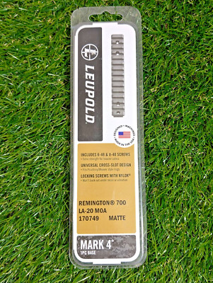 **NEW** Leupold Mark 4 Remington 700 LA 20 MOA (8-40 Adaptable) - 170749