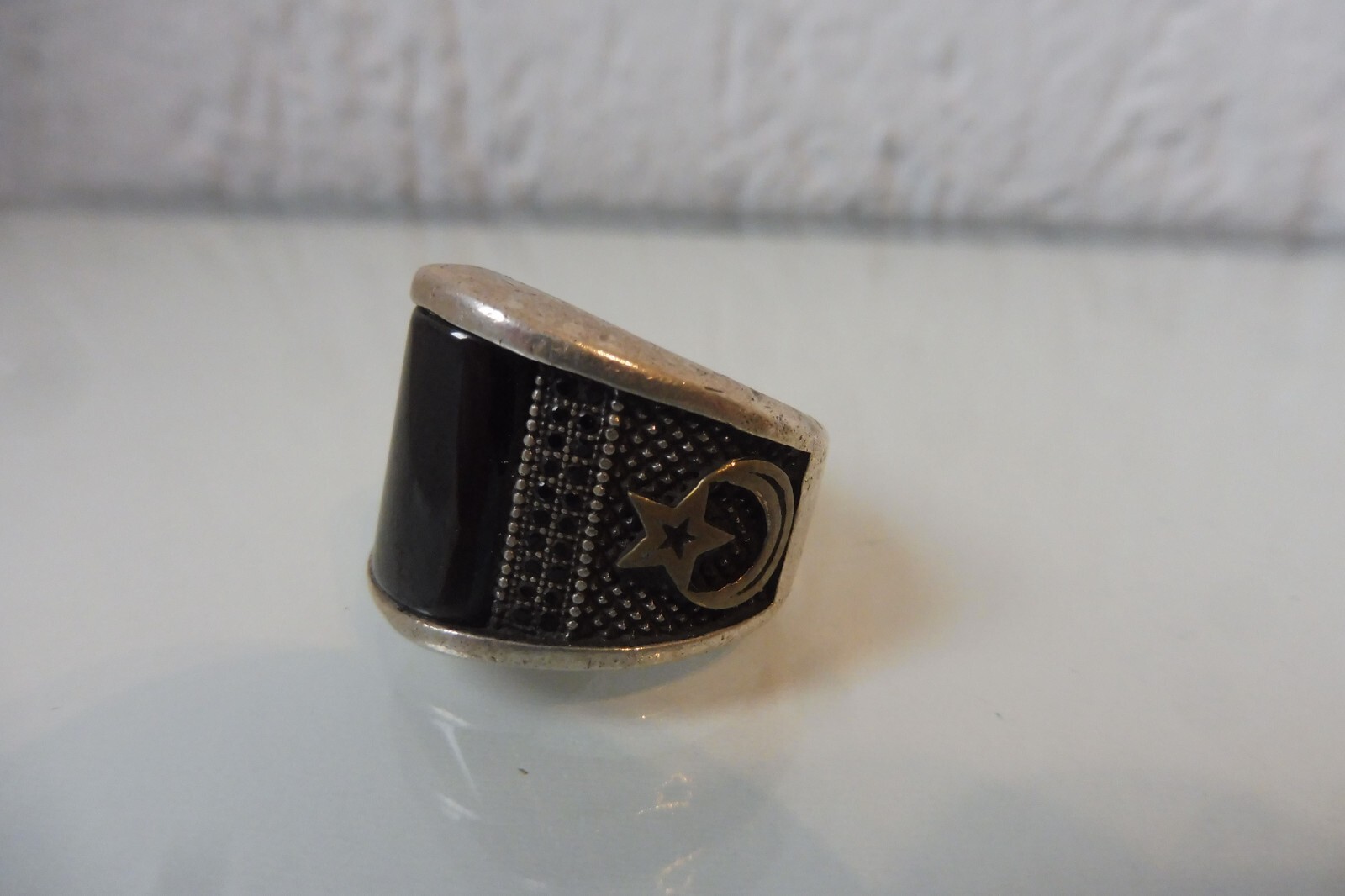 Anello Uomo In Argento 925 Placcato Oro Giallo O Bianco - Foto 9