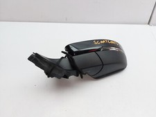SKODA SUPERB MK3 B8 MANUAL FOLD WING MIRROR LEFT PASSENGER SIDE BLACK LF9R 2018