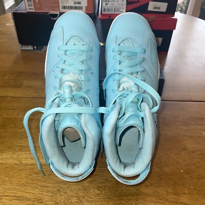 Nike Air Jordan Retro 6 GS Pantone Still Blue Size 7Y OG All  display picture 2