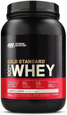 Optimum Nutrition Gold Standard Whey 100% Protein 2 lb Cookies and Cream