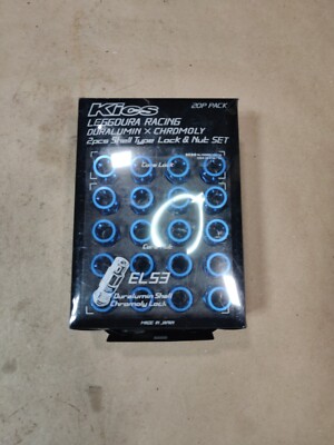 Kics LEGGDURA RACING 2PCS SHELL TYPE LOCK & IS A NUT SET, 20PC EL53, EL53-13U