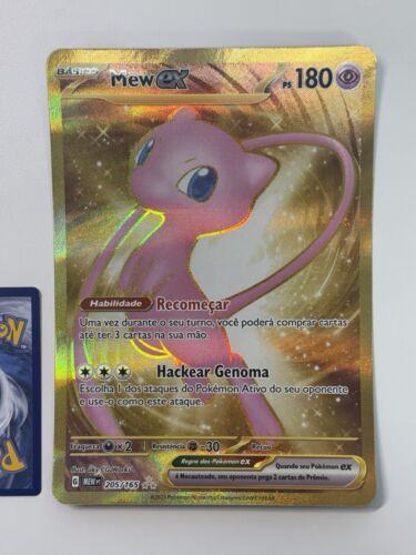 Brazil Exclusive Mew EX 205/165 JUMBO 151 Near Mint NM - Picture 2 of 3