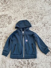New zara boys emerald green mixed material hooded light jacket 3-4 years