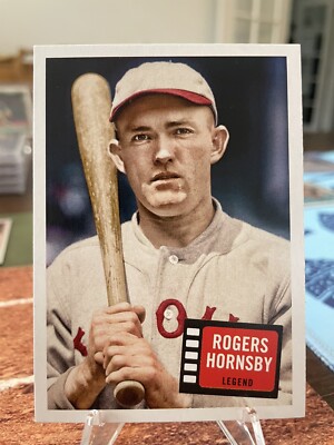 2023 Topps Archives 1957 Topps Hit Stars 57HS-2 Rogers Hornsby - St Louis Cardin