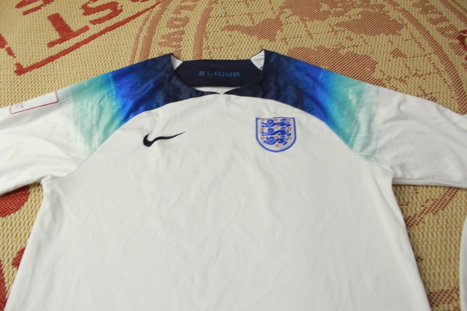 ENGLAND TEAM 2022 2024 soccer LONG SLEEVE FOOTBALL SHIRT JERSEY HOME eBay