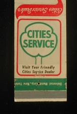 1950s Cities Service Gas Chat & Chew Drive In Tank or Tummy Eaton IN Delaware Co