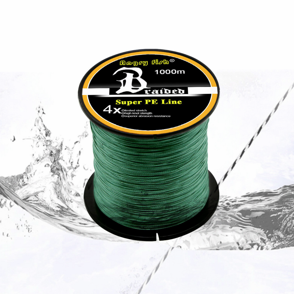 328 547 1094 Yards Super 4 Strands PE Test Braided Fishing Line Spool 9 ...